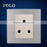 86-X1 Polo Wall Electrical Socket PC Material Champagne Socket 3 Pole Round 15A Socket Outlet