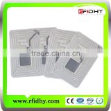 Best quality creative China Square Or Circle Nfc rfid inlay/rfid wet inlay
