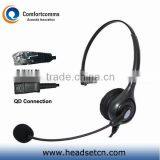 Noise Canceling Call Center Telephone Headset RJ11 thumbnail-1