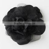 Black Floral Hair Clip Wedding Hair Accessories thumbnail-1