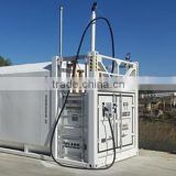 Mobile fuel filling station, double walled bunded fuel tank, fuel retail station