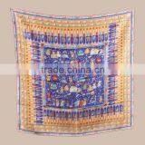 Wholesale New Square Silk Scarf Muslim Twill Silk Scarf thumbnail-2