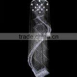 Popular Large Big Hotel Crystal Stair Chandeliers Pendant Hanging Lamp Light Lighting CZ8083/13 thumbnail-1
