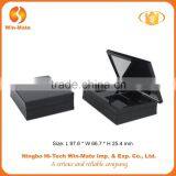 Factory Promotion! 2 Layer Foldable 5 Color Black Large Eyeshadow Palette Box With Mirror thumbnail-1