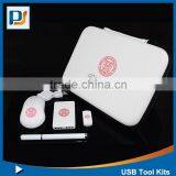 Hot Selling Usb Travel Charging Set in White/computer Usb Kit for Traveling Use/power Bank Travel Set thumbnail-3