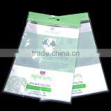 Custom Printing Plastic Laminated Header Zip Lock Bags With Euro Slot Supplier's Choice
