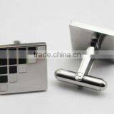Stainless Steel Fashion Men Shirt Custom Cufflink thumbnail-4