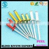 HIGH QUALITY OPEN END FACTORY TRUSS HEAD ALU/ST BLIND PEEL RIVETS thumbnail-3