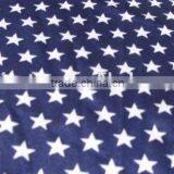 White Five-pointed Star on Dark Blue Polyester Satin Spandex Print Swimwear thumbnail-6