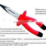 Long Nose Pliers With Red Insulated Handle thumbnail-1