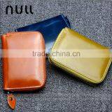 Popular Sale Folding Leather Card Holder Samll Coin Mini Purse