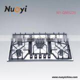 Stainless Steel Panel of 5 Burner Triangle Gas Stoves Trivet China Gas Hob