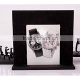 OEM Wooden Watch Display Stand With Brown Baker Lacquered Watch Window Display thumbnail-3