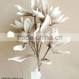 Hot sales decorative new special Artificial Dyed Eva Flower magnolia 30" Succulent long Stem for Home Decoration