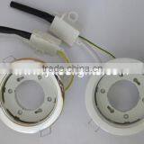 Led Lamp Holder Gx53 Gu10 Mr16 Holder Round Shape Silver Plating Fixture Holder Easy to Install High Quality 3 Years Warranty thumbnail-2