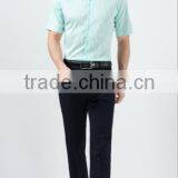 Men's Classical Casual Business Stripe Short Sleeve Shirt thumbnail-1