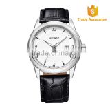 China Famous Brand WEIDE Genuine Leather Luxury Men Dress Quartz Business Watch 93011