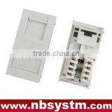 UTP Cat.6 Keystone Jack, UK Type LSA IDC