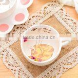 Creative Lovely Pussy Cat Ceramic Coffee Mug Set With Tea Tray, Promotional Pocelain Kitty Series of 2-piece Suit thumbnail-3