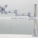 360 Degree Space Controller LCD Monitor Mount no Gas Spring With Pole up and Down Switch Monitor Arm thumbnail-3
