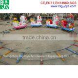 Cheap Amusement Park Animal Toy Ride Mini Kiddie Electric Track Train for Kids