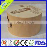 Lightweight Round Wooden Box With Engrave Logo thumbnail-2