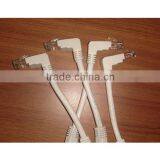 2ft CAT5e RJ45 Shielded 90 Degree Down to Straight FTP Ethernet LAN Cabl thumbnail-6