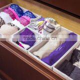 Foldable Storage Drawer Closet Dresser Organizer Bins for Underwear, Bras, Socks, Ties, Scarves, Accessories and More - 6 Piece thumbnail-5