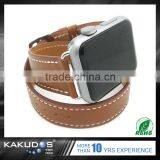 Colorful Popular Custom Elegant Leather Cuff Watch Band for Apple Watch thumbnail-6