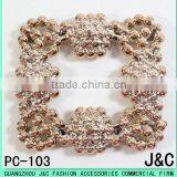 2017 Thenewest Gold Color Plastic Shoes Uppers