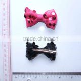 fashion sequin net bow hairgrips