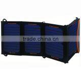 12V 24W Flexible Foldable Solar Mobile Phone Charger thumbnail-1