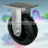 6 Inch Industrial Black Rubber Swivel With Lock Caster Wheel thumbnail-4