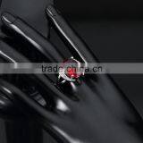 Women's Gender Bling Bling Oval Cut Red Cubic Zircon Ring 18k Gold Plated Jewelry Bridal Ring thumbnail-5