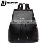 Wholesale Genuine Leather Drawstring Backpack School Bag for College Girl thumbnail-1