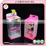 quality printed plastic collapsible gift storage box packaging, quality plastic folding packaging box for gift
