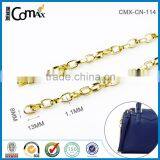 Small Link Silver and Gold Iron Shoe Chain thumbnail-1