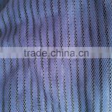 100% polyester stripe mesh fabric for making all kinds of garments
