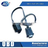 OBD2 to DB9 extension cable OBDii ribbon cable