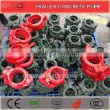 TOP Quality! 40 50m3/h Mobile Trailer Concrete Pump, Stationary Concrete Pump for Sale thumbnail-6