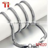 latest fashionable stainless steel snake chain jewelry chain in spools of jewelry chain