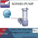 Taiwan Submersible Stainless Steel dewatering pump