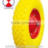 Flat PU Foam Wheelbarrow Wheels Size400-8 thumbnail-1