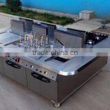 Commercial Kitchen 4 Burner Gas Stoves With Electric Oven thumbnail-4