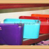 PQ5, Colorful Plastic Indoor Decor Self Watering Planter Pots