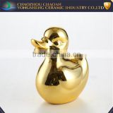 gold rose giant duck, child toy for home decoration with customized