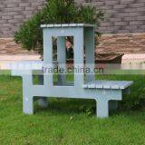 Eco-friendly Waterproof Outdoor Decorative Wooden Flower Shelf thumbnail-4