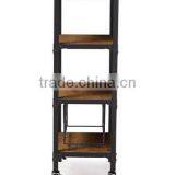 Rustic Industrial Style Mobile Shelf for Kitchen thumbnail-2