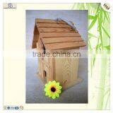 Wholesale Decorative Butterfly Carved Water Slot Wooden Bird Cages thumbnail-4