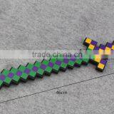 Diamond Mosaic Sword Foam Weapon Action Figure Accessory thumbnail-1